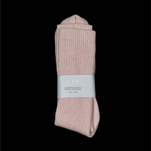 KIP Cashmere Sleep Socks Pink OS NWOT - Picture 3 of 3